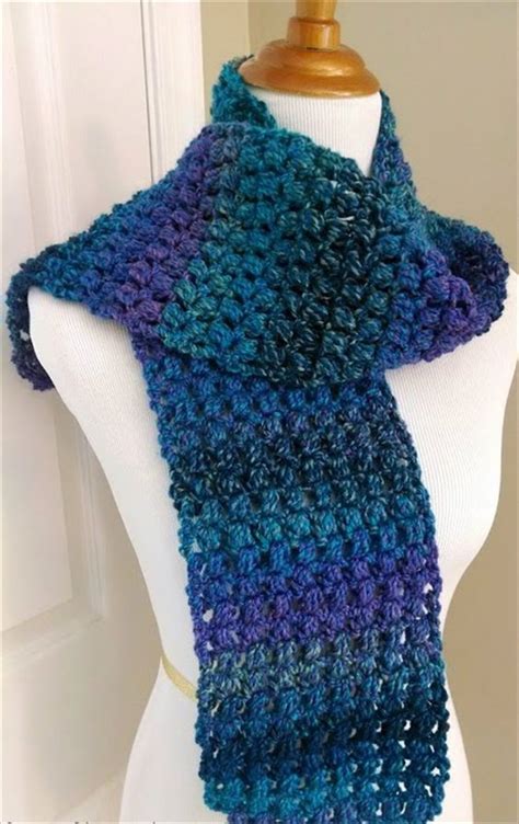 The Tweedy Puff Stitch Scarf is a fun scarf full of texture and rich ...