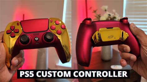 PS5 Custom Controller Modded to work with PS5 and PC - YouTube