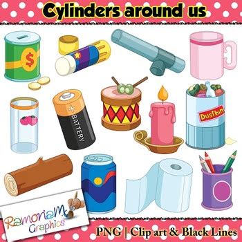 Cylinder Shaped Objects Examples - Learning Ideas - Grades K-8 ...