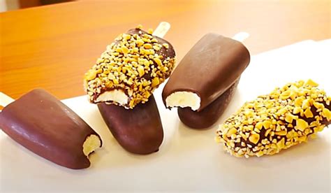 3-Ingredient Chocolate-Covered Ice Cream Bars Recipe