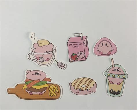 kirby stickers !!!!!!, Hobbies & Toys, Stationery & Craft, Stationery ...