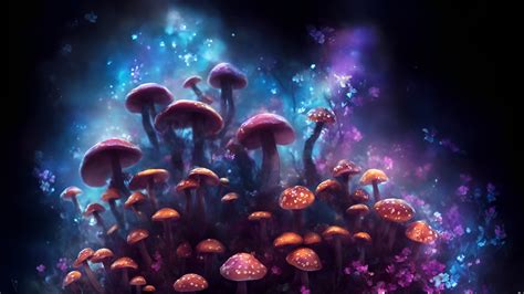 Mushrooms Cool AI Art Wallpaper, HD Artist 4K Wallpapers, Images and ...