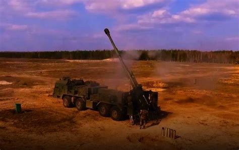 The newest 152-mm self-propelled gun 2S43 "Malva" has confirmed its ...