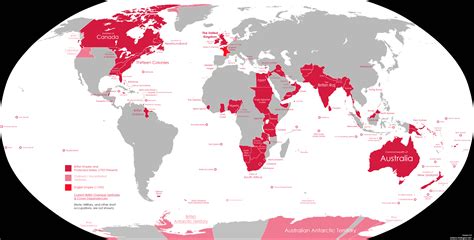 [OC] High-Res Map of the British Empire : r/MapPorn