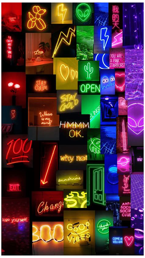 Rainbow Neon Wallpapers