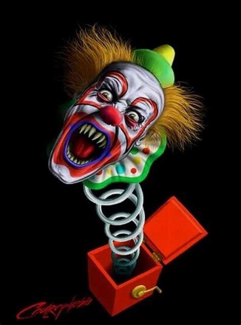 Jack-o in the box | Evil clown pictures, Evil clowns, Creepy clown