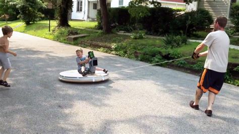 Awesome dad builds his kids a homemade hovercraft, this week on The ...