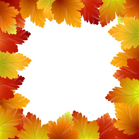 Borders With Leaves Fall Leaves Border Clip Art Page Border And ...