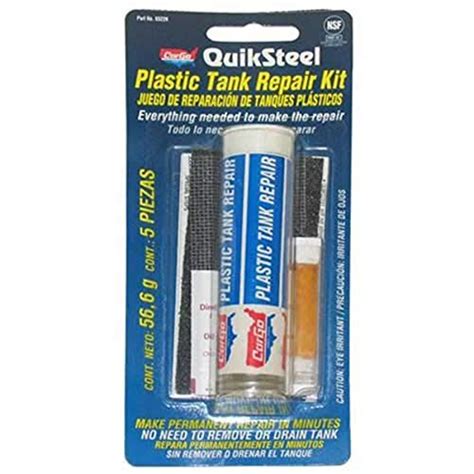 Blue Magic 6522KTRI QuikSteel Plastic Tank Repair Kit , White , 2 ...