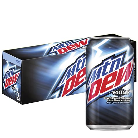 Buy Mountain Dew Voltage Berry & Citrus Soda Pop, 12 Fl Oz, 12 Pack ...