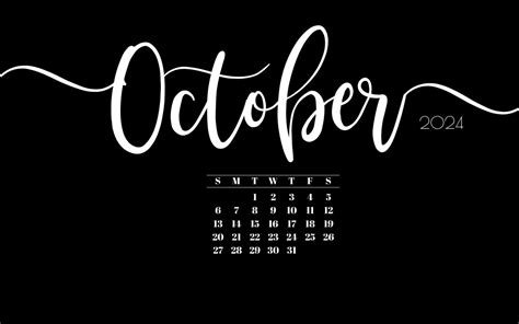 October Desktop Wallpaper - 21 Cute & Free October 2024 Calendar ...