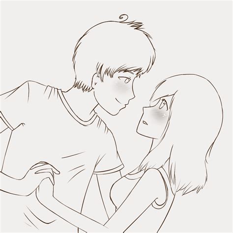 cute couple sketch by Grjon on deviantART | Cute drawings of love ...