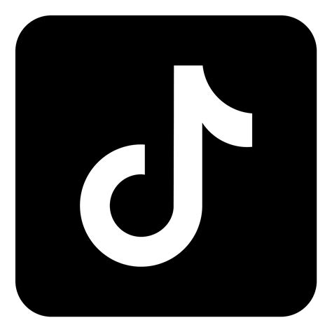 Tiktok Logo White And Black - IMAGESEE