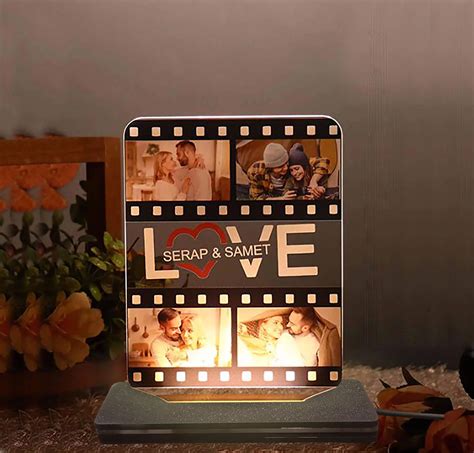 Personalized Love LED Couple Frame With Name And Photo