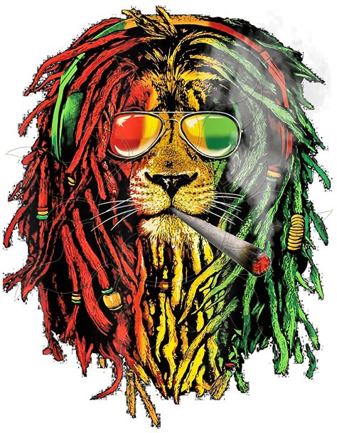 Rasta Lion Reggae Cannabis Weed Leaf 420 Ready to Press | Etsy