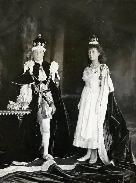 Prince Edward and Princess Mary at the 1911 coronation (Photos Framed ...