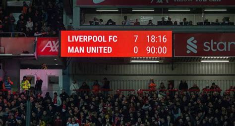 Liverpool 7-0 Manchester United: All stats and record from the game