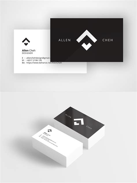 20 Minimalistic Business Card Designs For You To See | Naldz Graphics