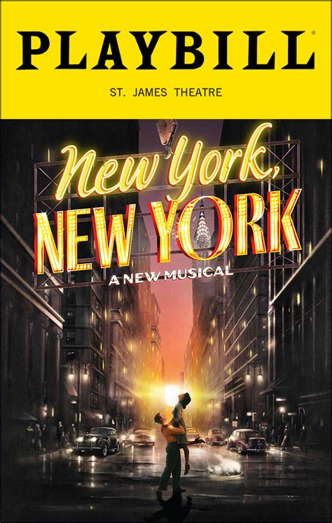 New York, New York (Broadway, St. James Theatre, 2023) | Playbill