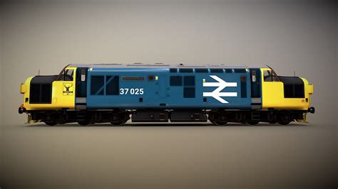 British Rail Class 37 Download Free 3D Model By Timblewee