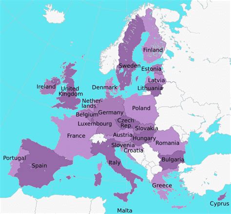 EU Map | European Union Map 2023