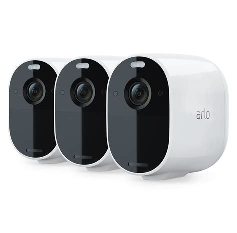 Arlo Essential Spotlight Wire-Free Security Camera System - 3 Cameras