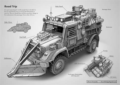 Alvaro Fernandez - Road Trip: Post Apocalyptic Truck