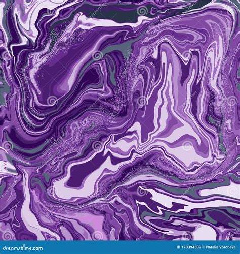 Purple Marble Texture Background. Seamless Pattern Vector Illustration ...