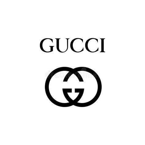 Gucci Logo Editorial Illustrative on White Background Editorial Stock ...