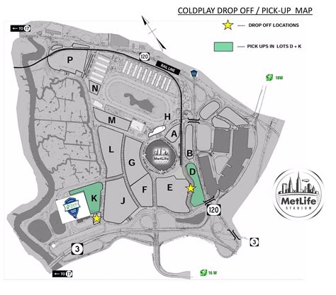 Metlife Stadium Parking Lot Map