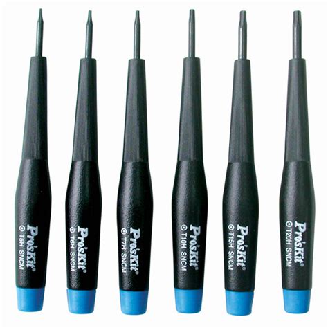 Precision Screwdriver Set 6 Pc. Security Star Tip