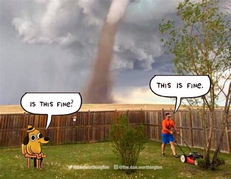 The lawn-mowing-in-a-tornado dad photo that inspired a thousand memes ...