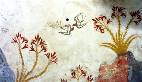 Frescoes from Akrotiri, Thera | Minoan art, Greek paintings, Greek art