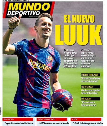 Portada Mundo Deportivo, viernes 10 de septiembre de 2021