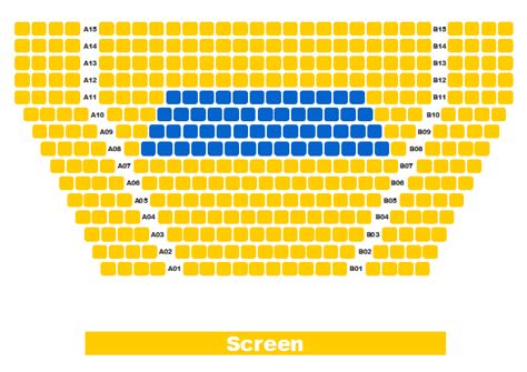 Cinema Seating Plan | Free Cinema Seating Plan Templates