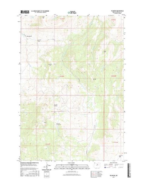 MyTopo Richmond, Oregon USGS Quad Topo Map