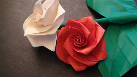 How to Make a Beautiful Origami Rose (Bouquet) for Valentines Day ...