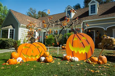 Articles de fête Halloween tableau Pumpkin Patch Prop Décorations de ...