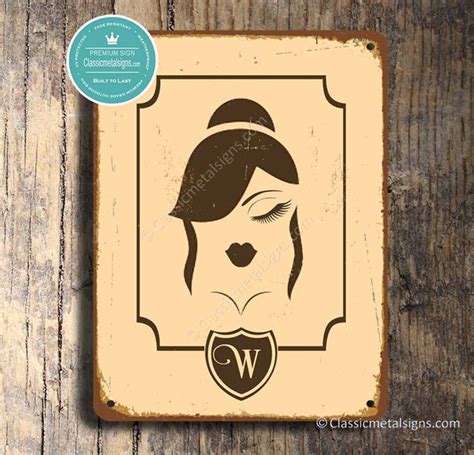 Vintage style LADIES TOILET SIGN Toilet Signs Women's | Etsy