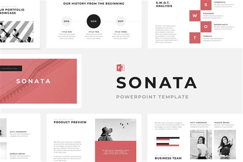 Sonata Minimal PowerPoint Template – Slidequest