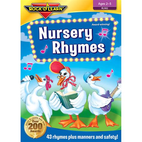 Nursery Rhymes Dvd - RL-982 | Rock N Learn | Audio/visual,Dvd & Vhs