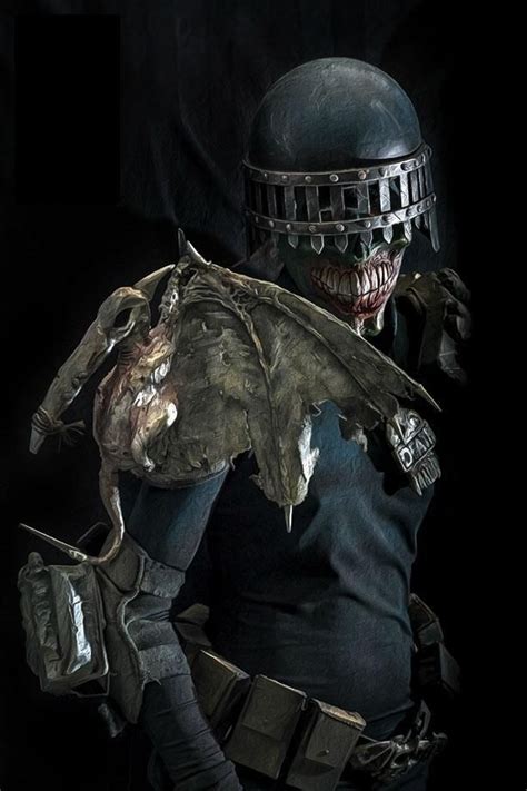 This Judge Death cosplay is absolutely terrifying