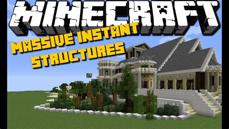 Massive Instant Structures Mod [Minecraft Mod Showcase] - Brothers ...