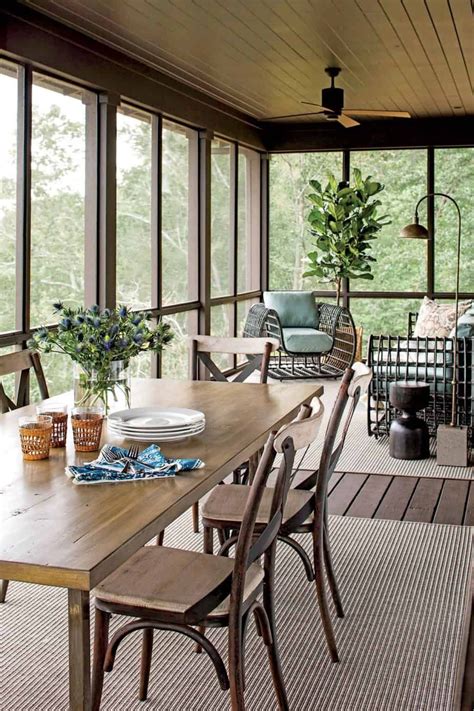 15+ Charming Southern Style Screened Porch Ideas To Love All Season ...