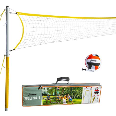 Franklin Sports Volleyball Net Set - Backyard Volleyball Set - Family ...