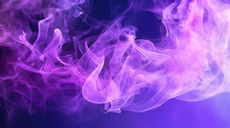 Premium AI Image | Neon Purple Smoke Background