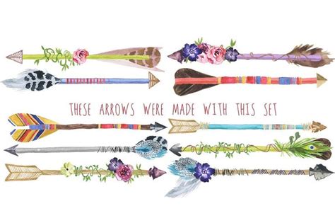 Create Your Own Watercolor Arrows Clip Art Watercolor Arrow | Etsy ...