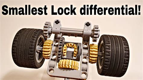 Simplest Locking differential, very small Lego technic Lock ...