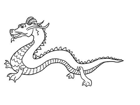 Free Printable Chinese Dragon Coloring Pages For Kids