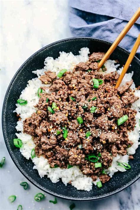 Korean Ground Beef and Rice Bowls - SMART KIDS